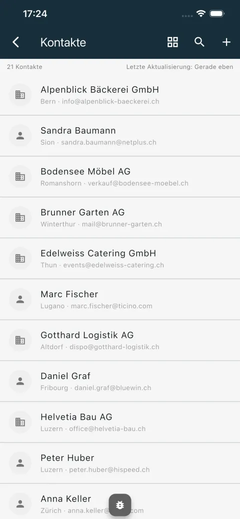 Contatti List
