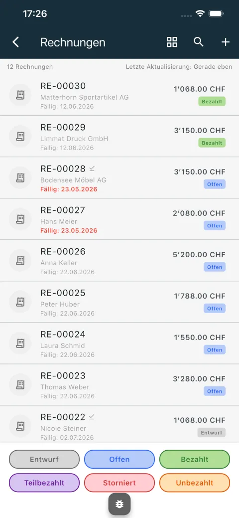 Fatture List