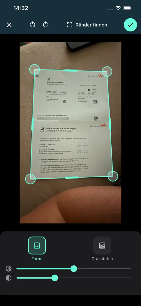 Scannen Editor